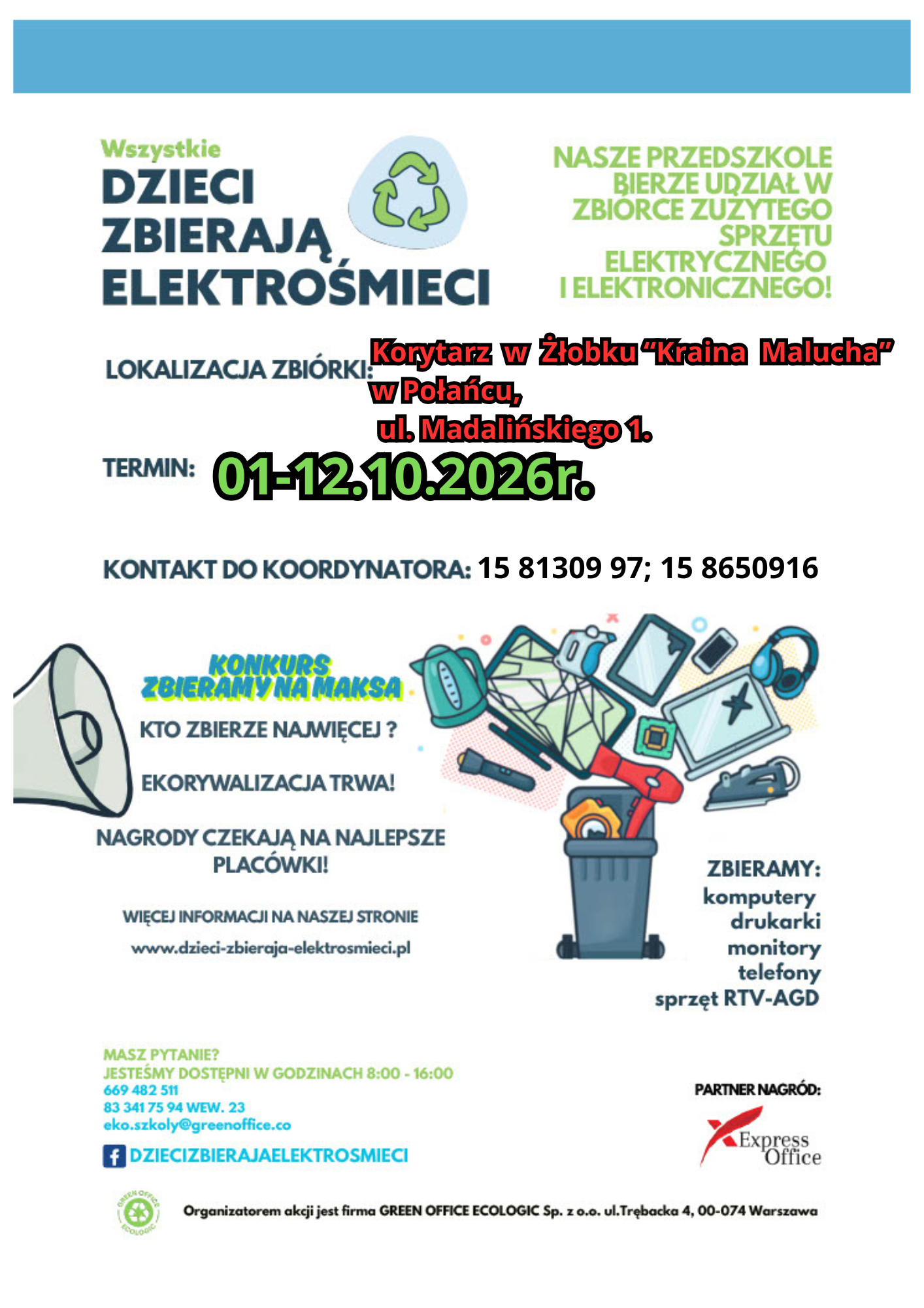 Zbi&oacute;rka śmieci 