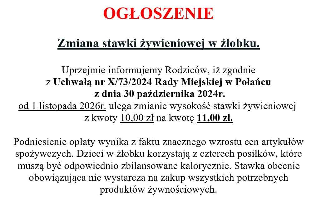 STAWKA ŻYWIENIOWA