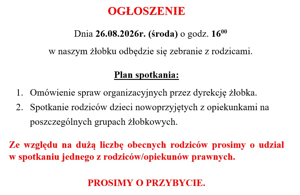 Zebranie z&nbsp;rodzicami